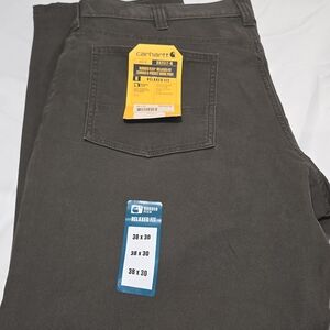 Carhartt Men's Rugged Flex Relaxed Fit  Canvas Work Pant 38x30 New W Tags NWT